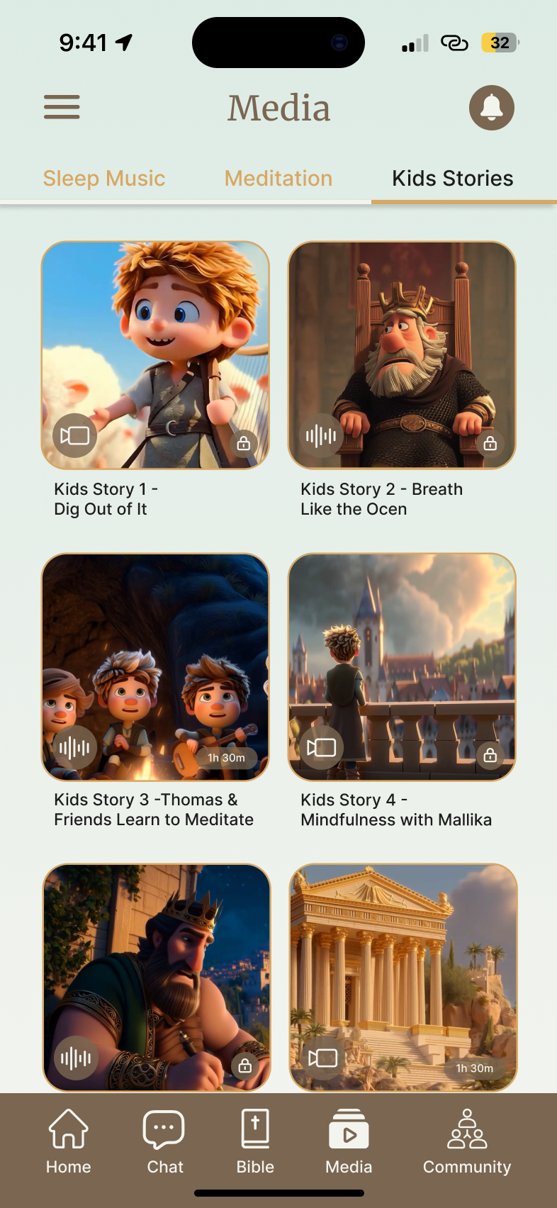 Kids stories and media